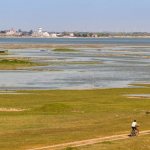 Grande marée en baie de Somme au Cap Hornu (Saint-Valery-sur-Somme)